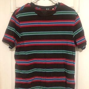 GUESS Men's Multicolor Striped Tee